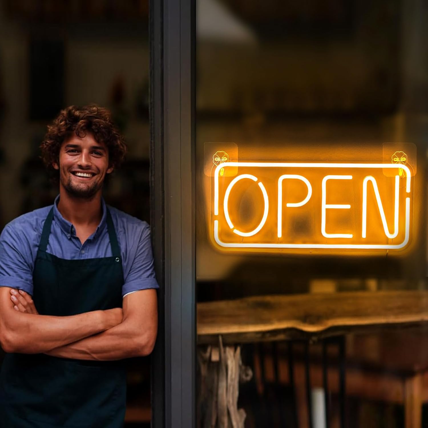 Outdoor Lighting For Store - Letrero Luminoso LED con Alimentación USB