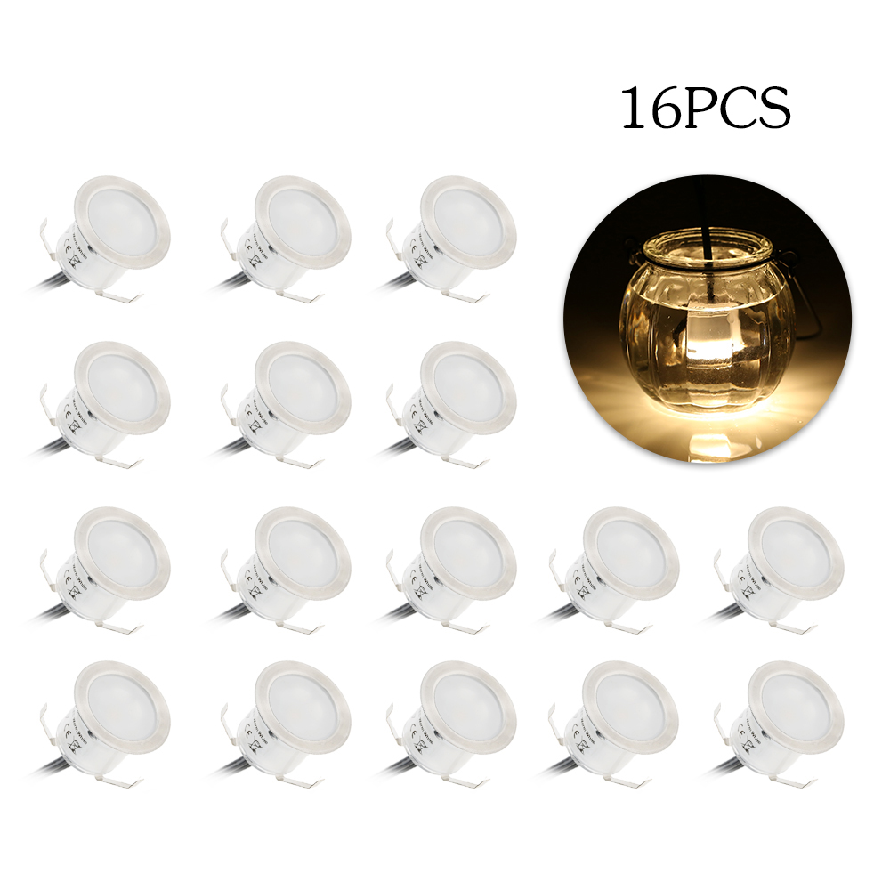 Ground Light Recessed - 16 Luces LED Empotradas de Alta