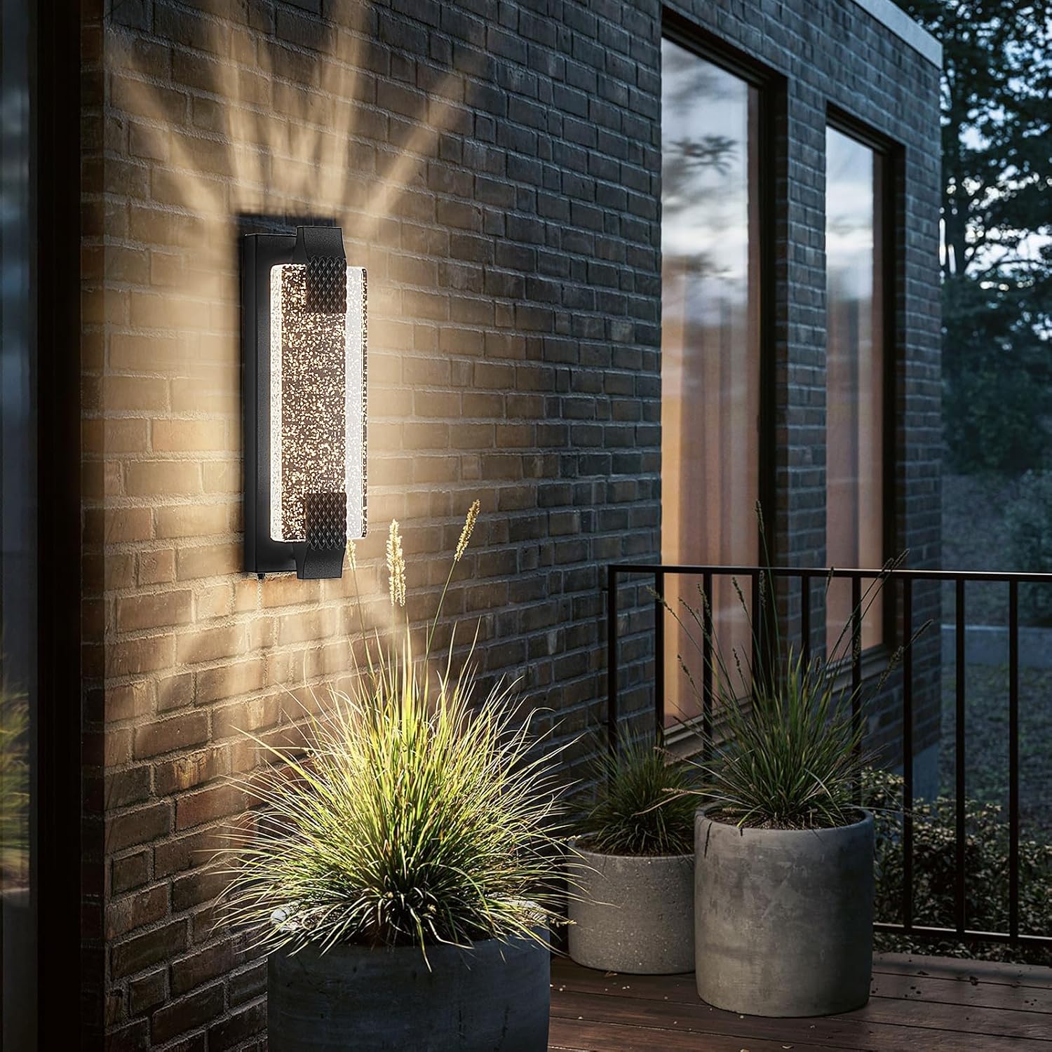 Outdoor Lighting Wall - Lámpara de Porche LED para Exteriores