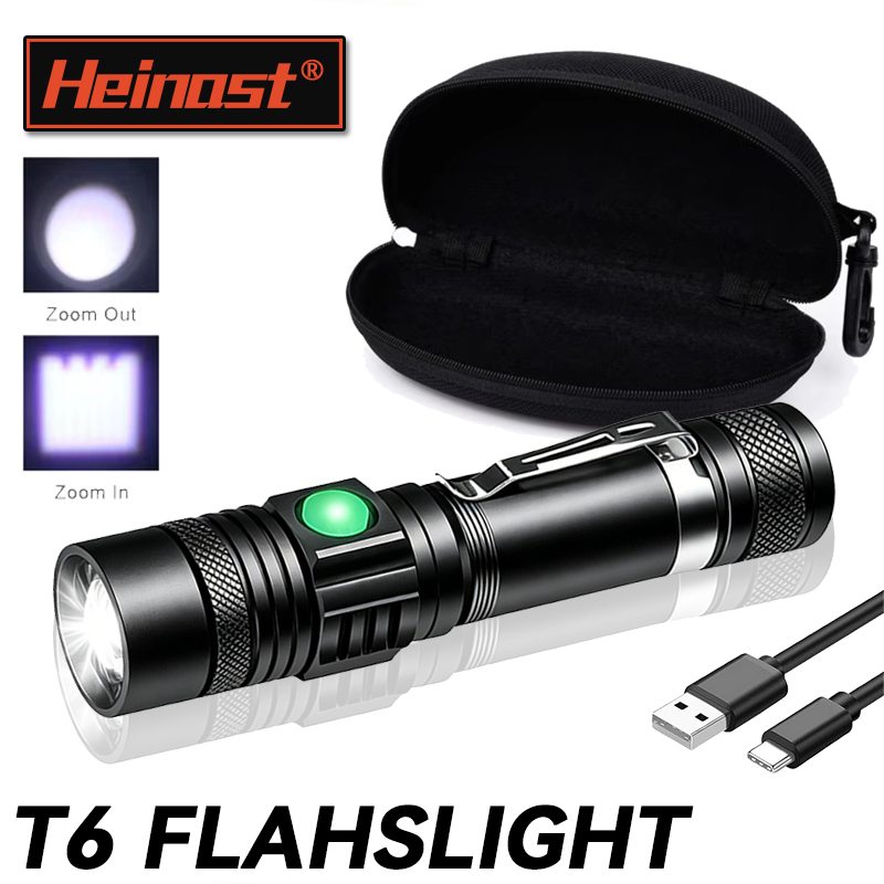 Outdoor Lighting For Home - Linterna LED T6 Recargable, Linterna con