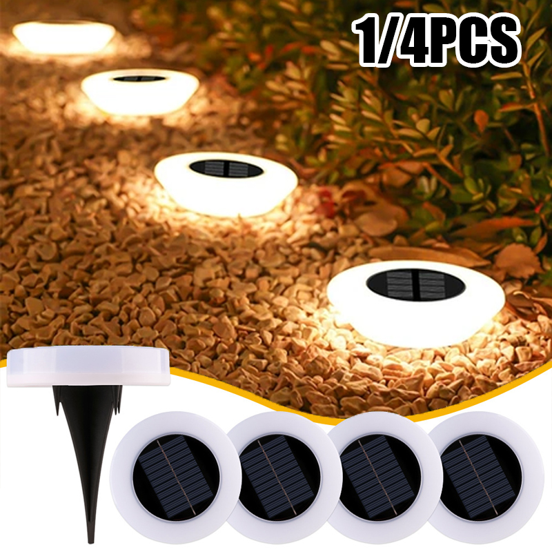 Ground Light Recessed - Lámpara Solar de Jardín, Impermeable, Nueva