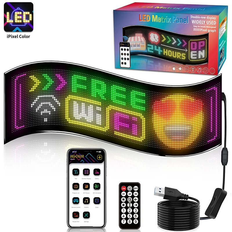 Outdoor Lighting For Store - Carteles publicitarios con pantalla LED Flexible,