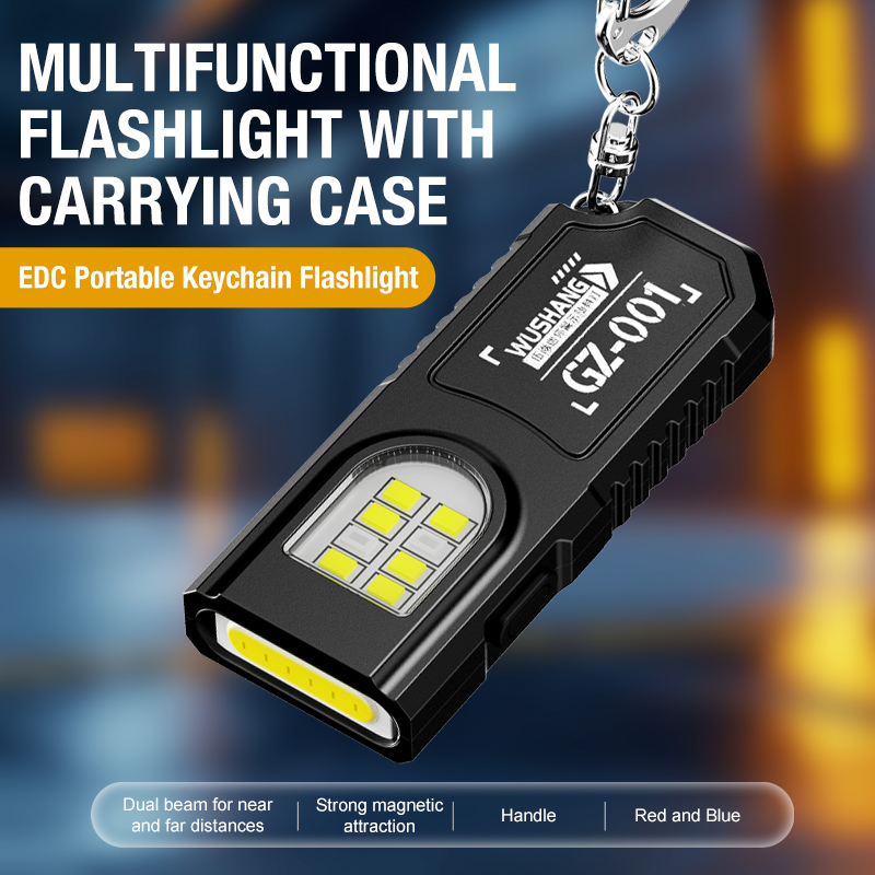 Outdoor Lighting Electric - Linterna LED COB portátil con clip