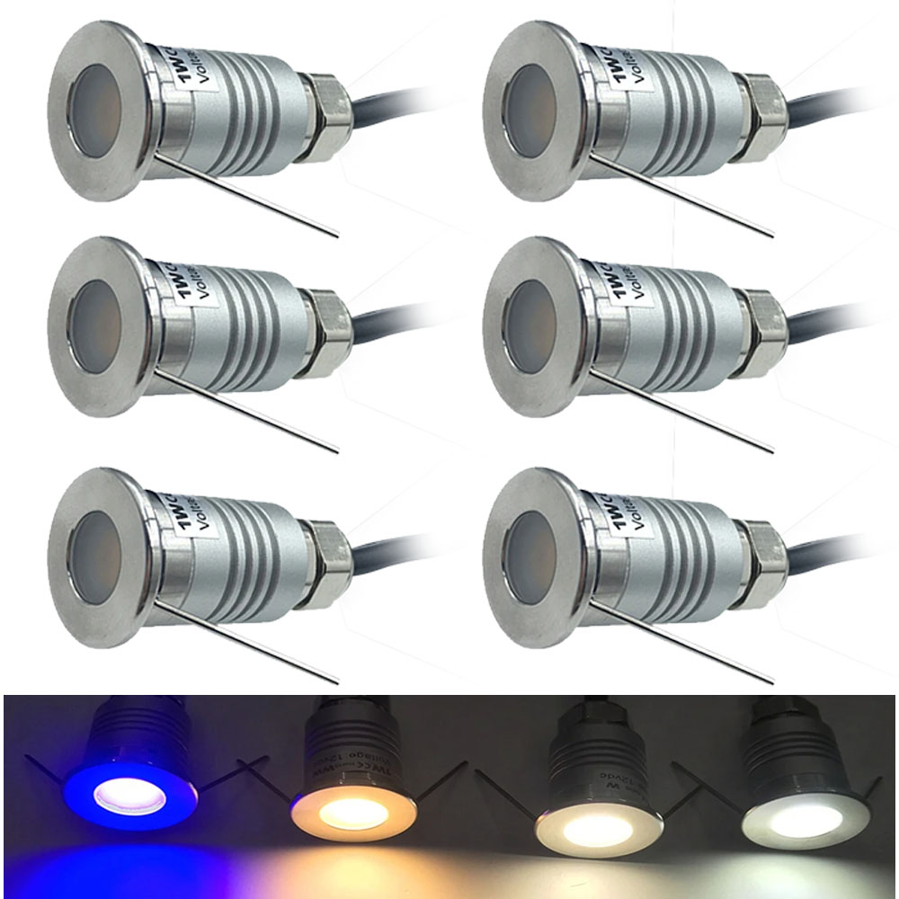 Ground Light Recessed - Mini Lámpara Subterránea para Exteriores, Impermeable