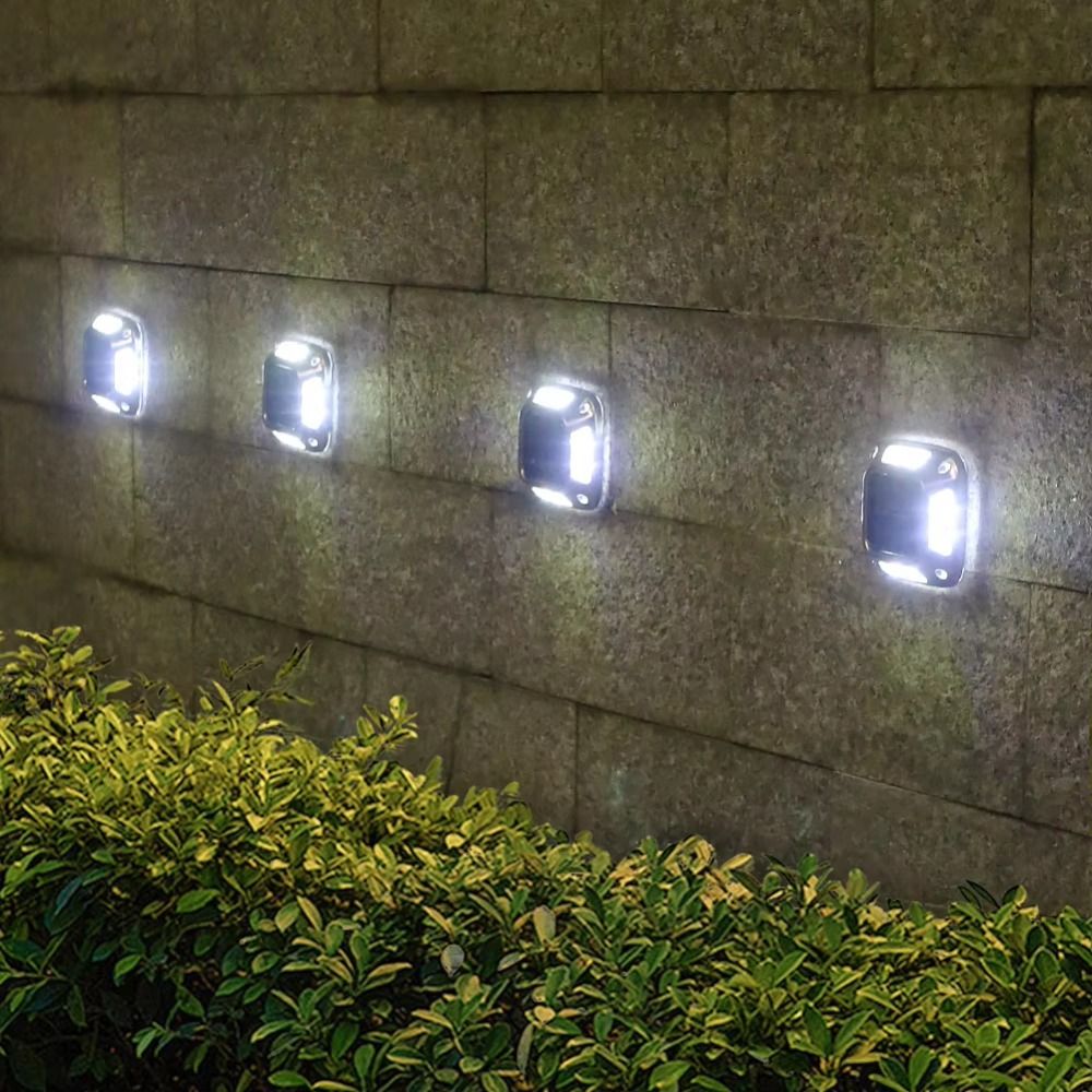 4 Luces Solares LED para Suelo - Ground Light Recessed reseña y precio