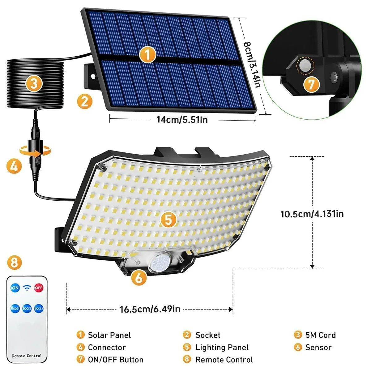 Luces Solares para Exteriores  - Outdoor Lighting Wall reseña y precio