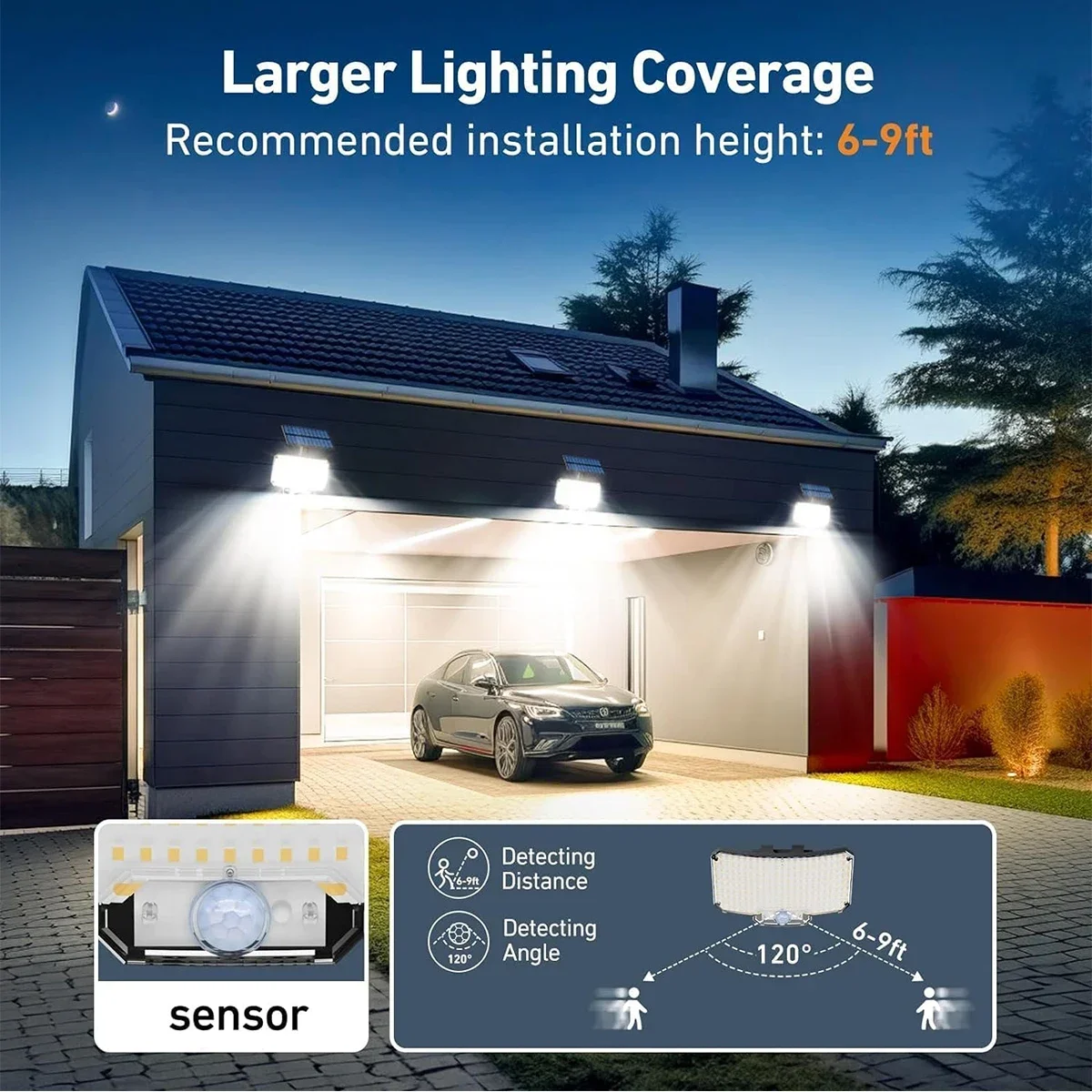 Luces Solares para Exteriores  - Outdoor Lighting Wall reseña y precio
