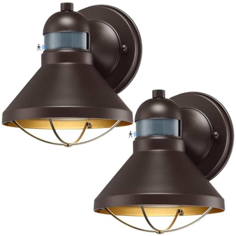 Paquete de 2 Lámparas de Pared - Outdoor Lighting Wall reseña y precio