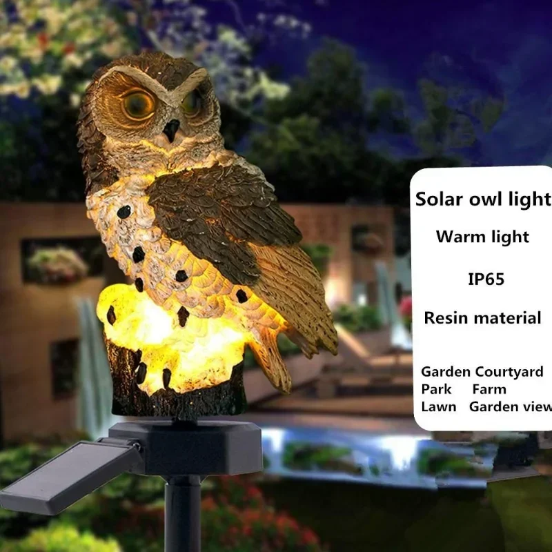 Luces de búho alimentadas por  - Outdoor Lighting Solar Panel reseña y precio