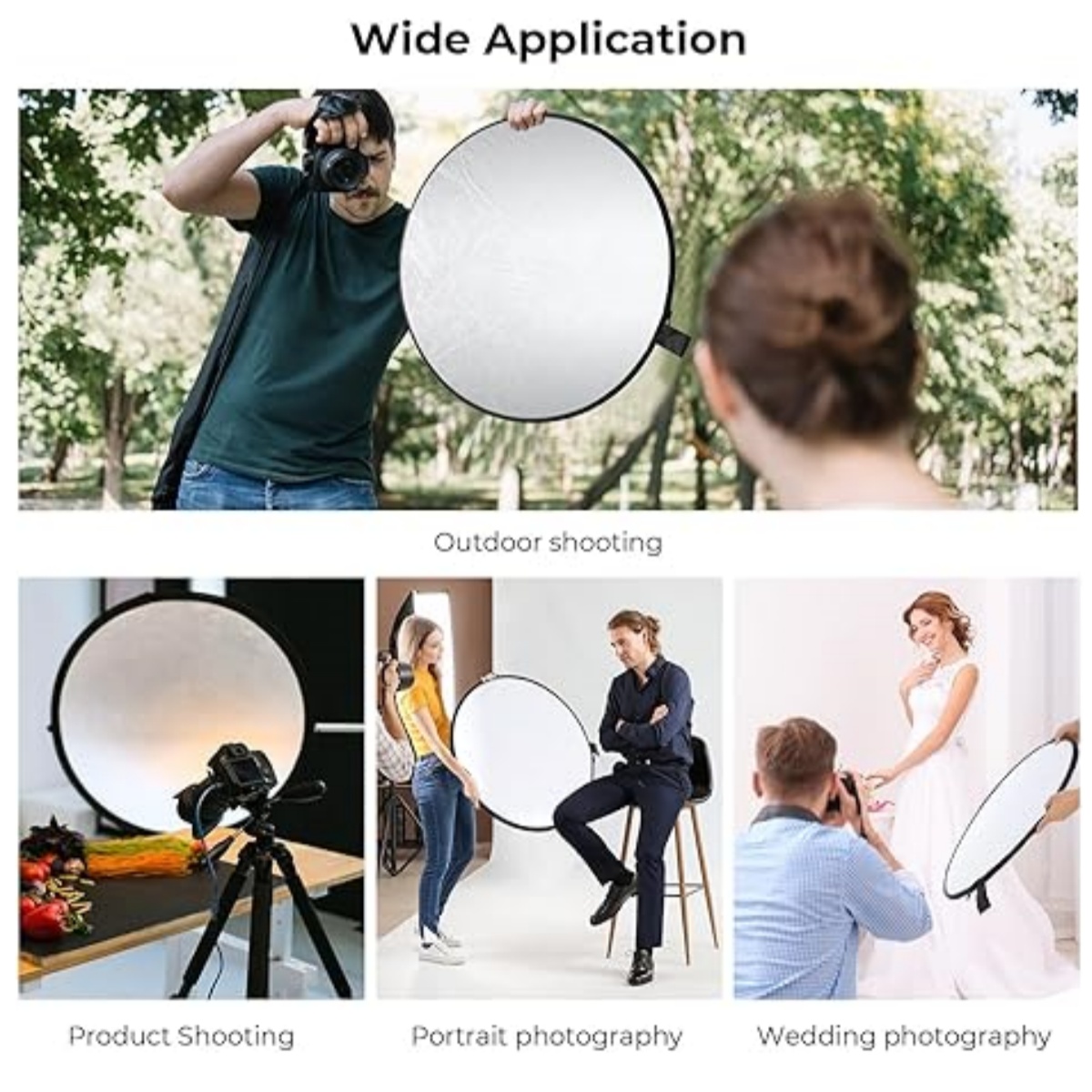 HUANYINGBJB Reflector de fotog - Outdoor Lighting In Photography reseña y precio