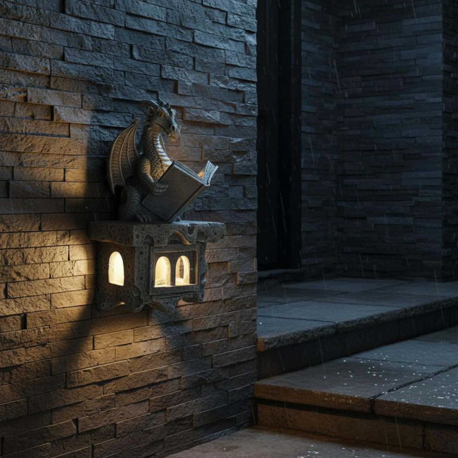 Lámpara Solar Decorativa con F - Outdoor Lighting Wall reseña y precio