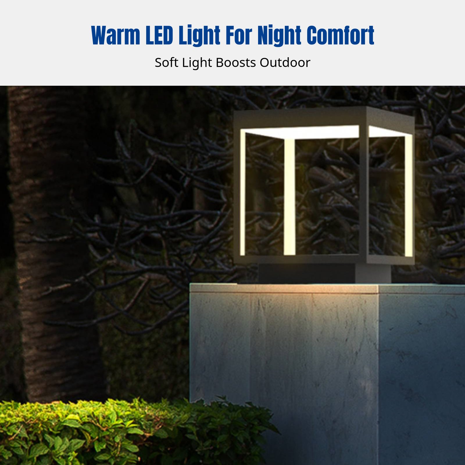 Lámpara de Poste LED Minimalis - Outdoor Lighting Wall reseña y precio