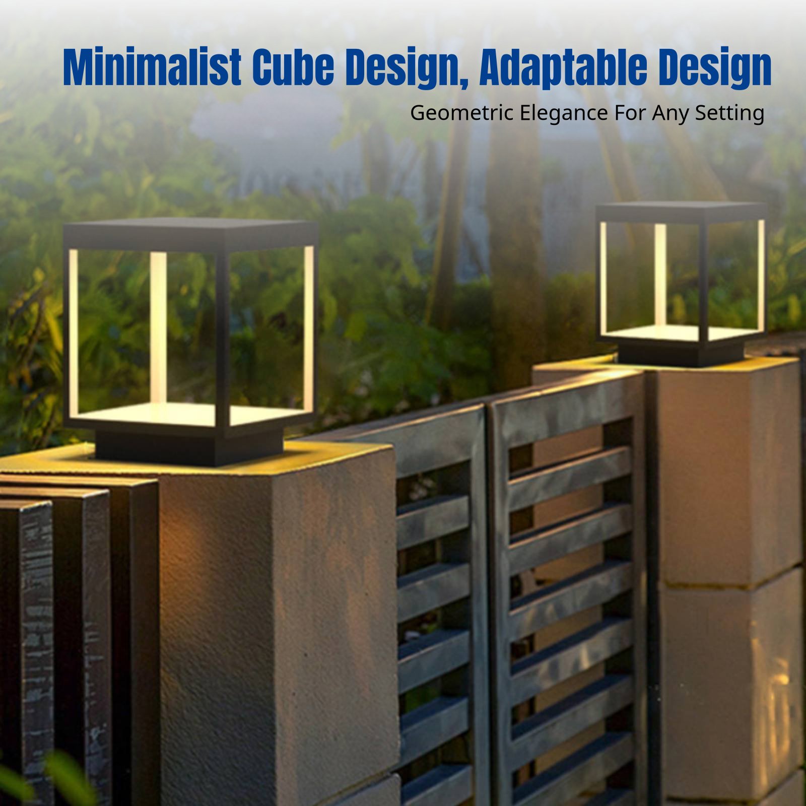 Lámpara de Poste LED Minimalis - Outdoor Lighting Wall reseña y precio