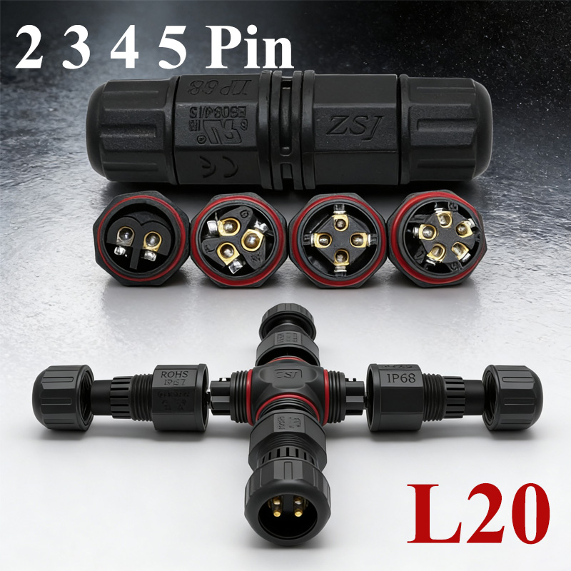 Conector de Cable L20 de 2 Pin - Outdoor Lighting Joint Box reseña y precio