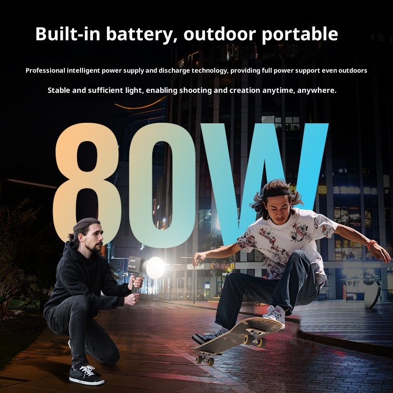 Luz LED de vídeo COB ZGRL80 de - Outdoor Lighting In Photography reseña y precio