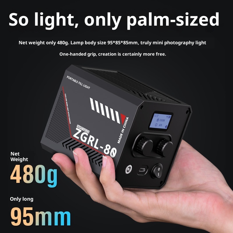 Luz LED de vídeo COB ZGRL80 de - Outdoor Lighting In Photography reseña y precio
