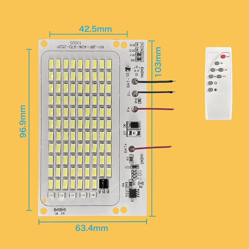 1 Uds 10W-600W LED energía Sol - Outdoor Lighting Solar Panel reseña y precio