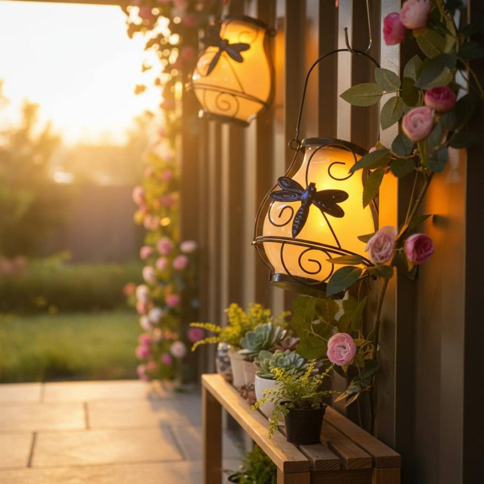 Linterna Solar con Forma de Ma - Outdoor Lighting Wall reseña y precio