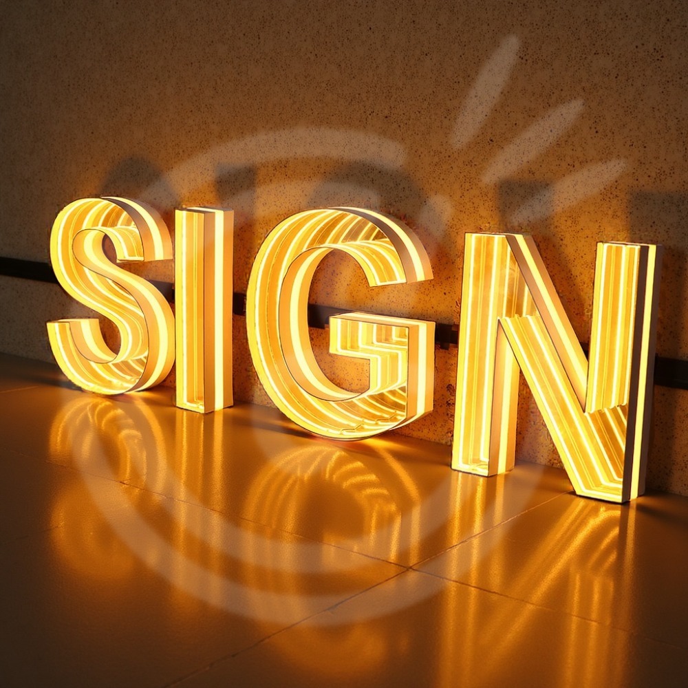 Letras de Canal con Espejo Inf - Outdoor Lighting Wall reseña y precio