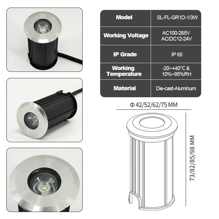 Foco LED impermeable para pais - Ground Light Recessed reseña y precio