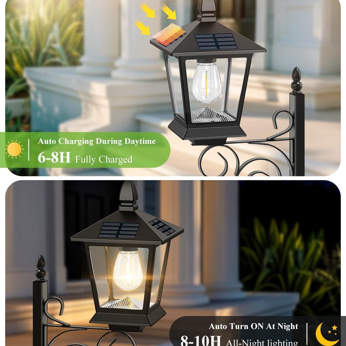 Lámpara Solar 2 en 1 para Jard - Outdoor Lighting Wall reseña y precio