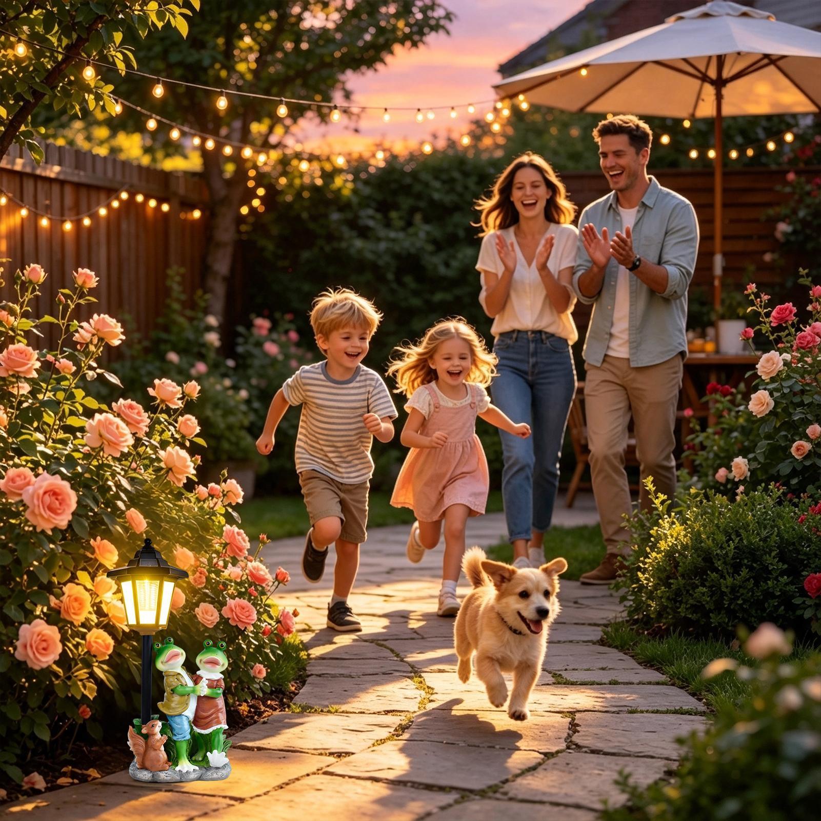 Estatuas de jardín con ilumina - Outdoor Lighting For Home reseña y precio
