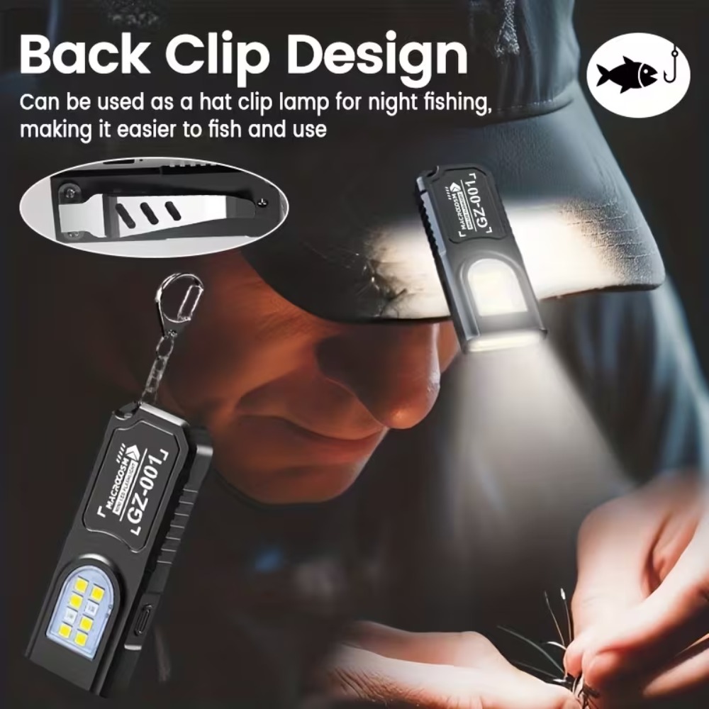 Mini linterna LED COB con llav - Outdoor Lighting Electric reseña y precio