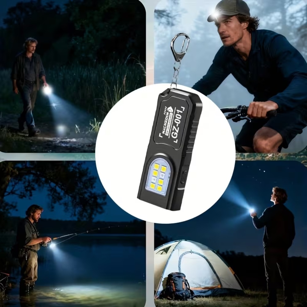 Mini linterna LED COB con llav - Outdoor Lighting Electric reseña y precio